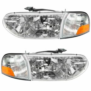 Headlight Lamp Parking Market Light Kit Set of 4 Compatible with 99-00 Quest Villager