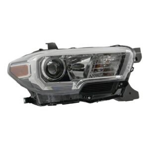 Headlight Headlamp Halogen Passenger Right RH Side Compatible with Toyota Tacoma