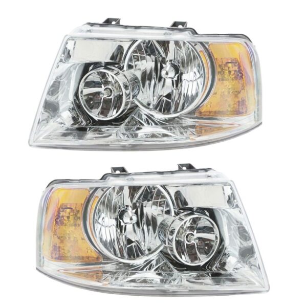 Headlight Assembly Compatible With 2003-2006 Ford Expedition Driver and Passenger Side