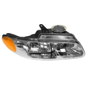 Quad Headlight Headlamp Passenger Side Right RH Fits 2000 Grand Caravan Voyager