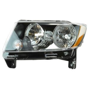 Headlight Headlamp Halogen Driver Side Left LH for Jeep Compass