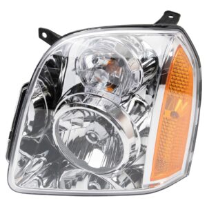 Left Headlight Compatible with 2007-2014 GMC Yukon Yukon XL 1500 07-13 Yukon XL 2500