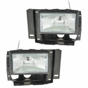 Headlights Headlamps Left & Right Pair Set for Ford Explorer Ranger Pickup Truck