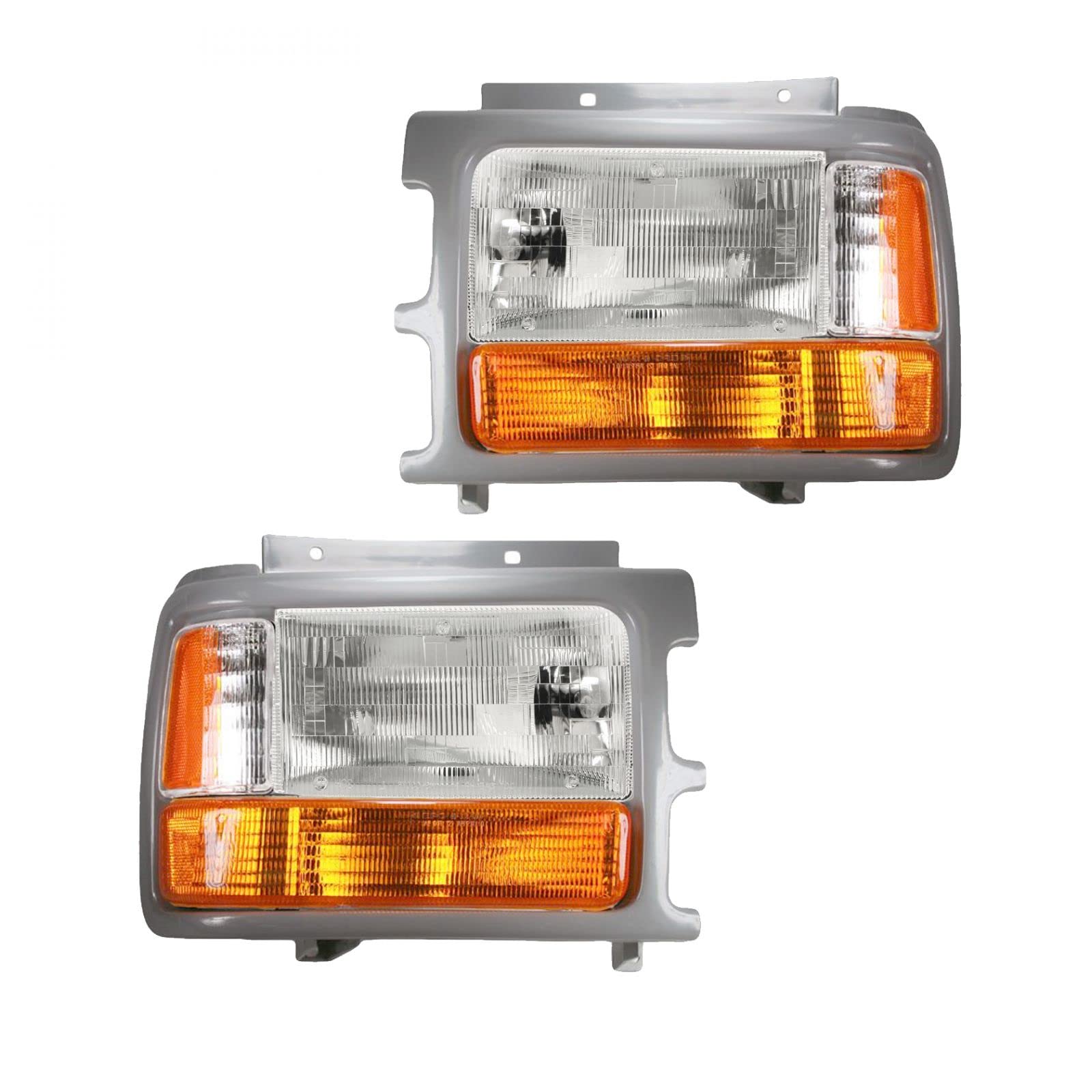 Headlight Parking Light Marker Lamp Set of 4 for 91-96 Dodge Dakota Truck New