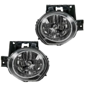 Headlight Headlamp Light Lamp Pair Set of 2 Kit for 11-13 Nissan Juke