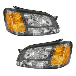 Headlights Headlamps Pair Set for Subaru Legacy GT Baja Outback
