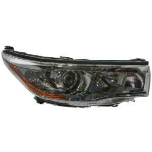 Halogen Headlight Lamp Passenger Side RH RF for Toyota Highlander Truck SUV