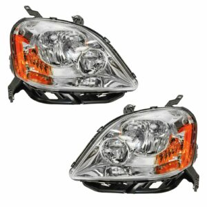 Front Headlights Headlamps Lights Lamps Pair Set for 05-06 Ford 500 Five Hundred