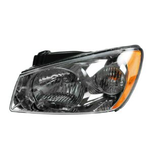 Headlight Headlamp Driver Side Left LH For 04-06 Kia Spectra 4 Door Sedan