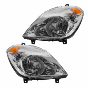 Headlight Headlamp Halogen LH & RH Pair Set for 10-13 Mercedes Benz Sprinter Van