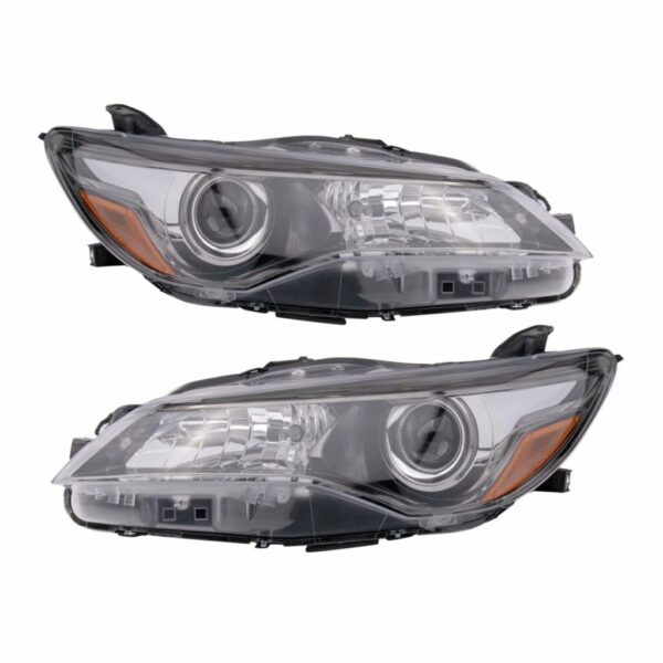 Headlight Set compatible with 15-17 Toyota Camry