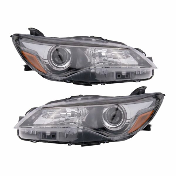 Headlight Set compatible with 15-17 Toyota Camry