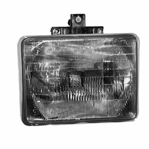 Headlight Headlamp w/ Chrome Trim RH Passenger Side Fits 92-97 Ford Aerostar