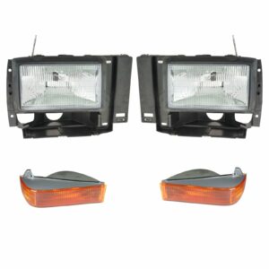 Headlight Headlamp Parking Light Lamp Kit Set of 4 for Bronco II Explorer Ranger