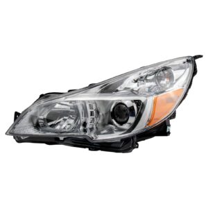 Headlight Lamp Assembly Chrome Bezel Driver Side LH for 13-14 Subaru Outback New