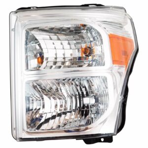 Headlight Lamp Left LH Driver Side Compatible with 11-16 Ford F250 F350 Super Duty Truck