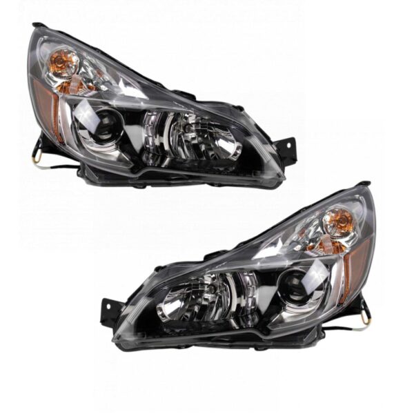 Headlight Set Compatible with 2013-2014 Subaru Legacy Outback