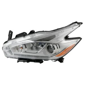 Halogen Headlight Lamp Assembly Driver Side LH for 2017 Nissan Murano New