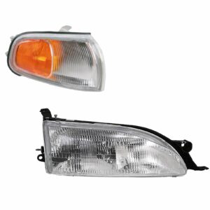 Headlight Lamp Parking Marker Signal RH Passenger Compatible with 95-96 Toyota Camry