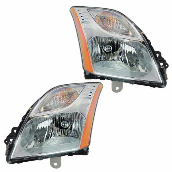 Headlight Head Light Lamp LH & RH Pair Set of 2 for 10-12 Nissan Sentra 2.0L