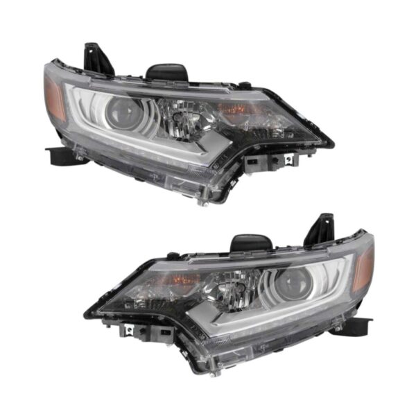 Headlight Set Fits 2016-2020 Mitsubishi Outlander