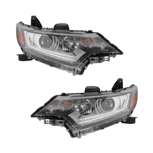 Headlight Set Fits 2016-2020 Mitsubishi Outlander