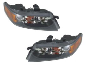 Headlight Headlamp Pair for Acura TSX 2006 2007 2008