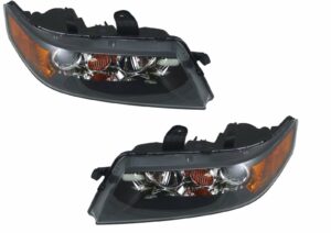 Headlight Headlamp Pair for Acura TSX 2006 2007 2008