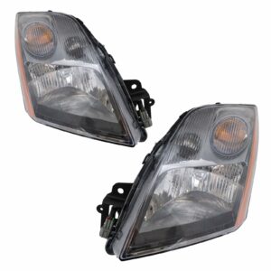Headlights Headlamps Lights Lamps Pair Set for 07-09 Nissan Sentra SE-R