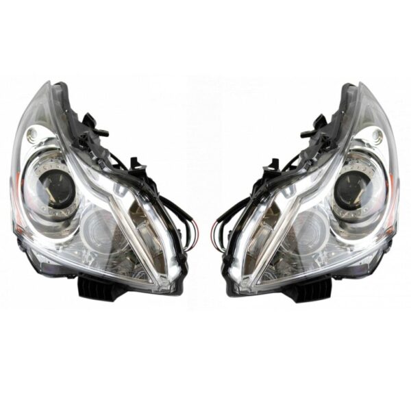 HID Headlight Headlamp & Ballast LH RH Set Pair for Infiniti G25 G37 Q40