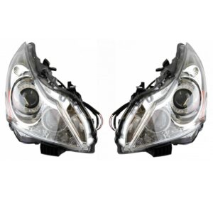 HID Headlight Headlamp & Ballast LH RH Set Pair for Infiniti G25 G37 Q40
