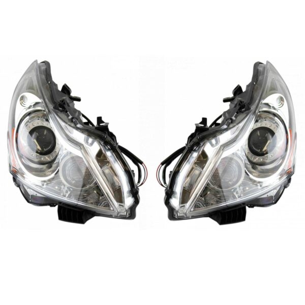 HID Headlight Headlamp & Ballast LH RH Set Pair for Infiniti G25 G37 Q40