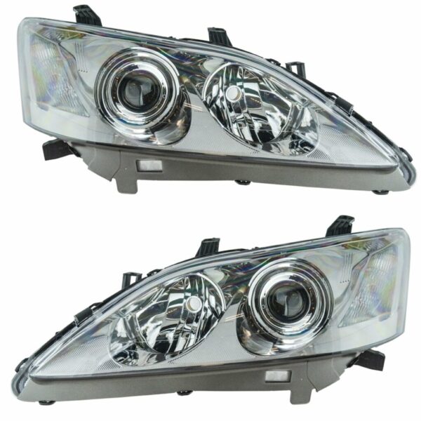 Halogen Headlight Headlamp Light Lamp Pair Set Kit for 07-09 Lexus ES350 ES 350