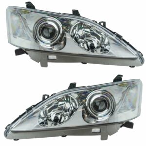 Halogen Headlight Headlamp Light Lamp Pair Set Kit for 07-09 Lexus ES350 ES 350