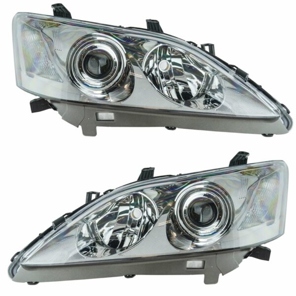 Halogen Headlight Headlamp Light Lamp Pair Set Kit for 07-09 Lexus ES350 ES 350