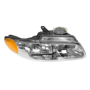 Quad Headlight Headlamp Passenger Side Right RH Fits 2000 Grand Caravan Voyager