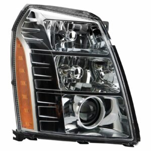 Right Headlight Compatible with 2007-2014 Cadillac Escalade Escalade