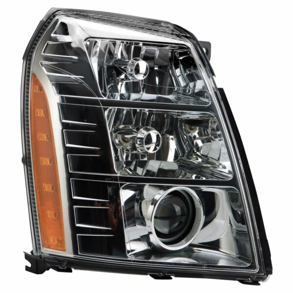 Right Headlight Compatible with 2007-2014 Cadillac Escalade Escalade
