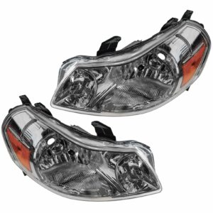 Front Headlight Headlamp Left LH & Right RH Pair Set for 07-13 Suzuki SX4
