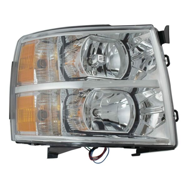 Headlight Headlamp Passenger Right RH for 07-14 Chevy Silverado Pickup Truck