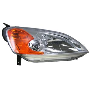 Headlight Headlamp Passenger Side Right RH for 01-03 Honda Civic 2 Door Coupe