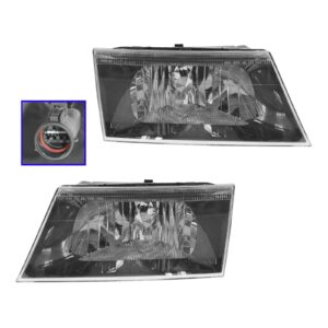 Headlight Headlamp Pair for Mercury Marauder 2003 2004