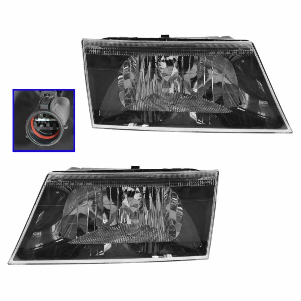 Headlight Headlamp Pair for Mercury Marauder 2003 2004