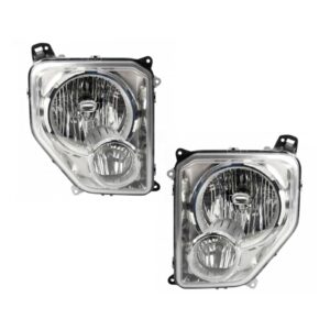 Headlight Set Compatible with 2008-2012 Jeep Liberty