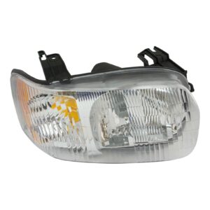 Headlight Headlamp RH Right Passenger Side Compatible with 01-04 Ford Escape