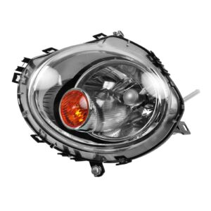 Headlight Headlamp w/ Amber Signal Halogen Driver Side Left LH for Mini Cooper S