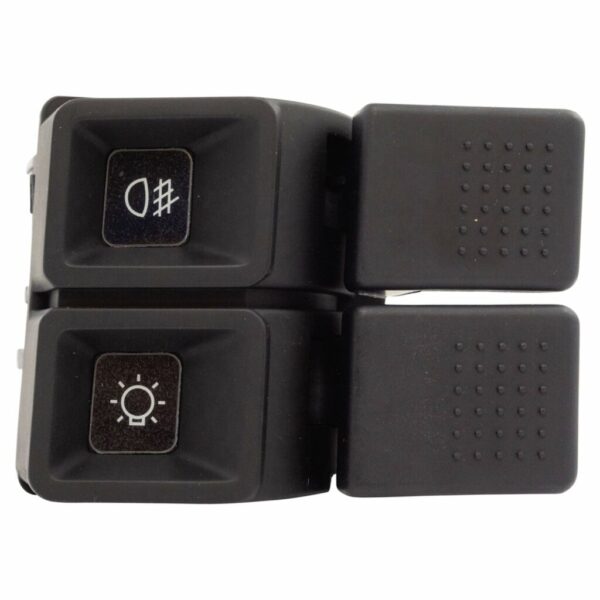 Fog Light Headlight Switch Dual Rocker 8 Terminal Dash Compatible with 87-93 Ford Mustang