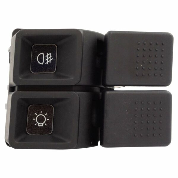 Fog Light Headlight Switch Dual Rocker 8 Terminal Dash Compatible with 87-93 Ford Mustang