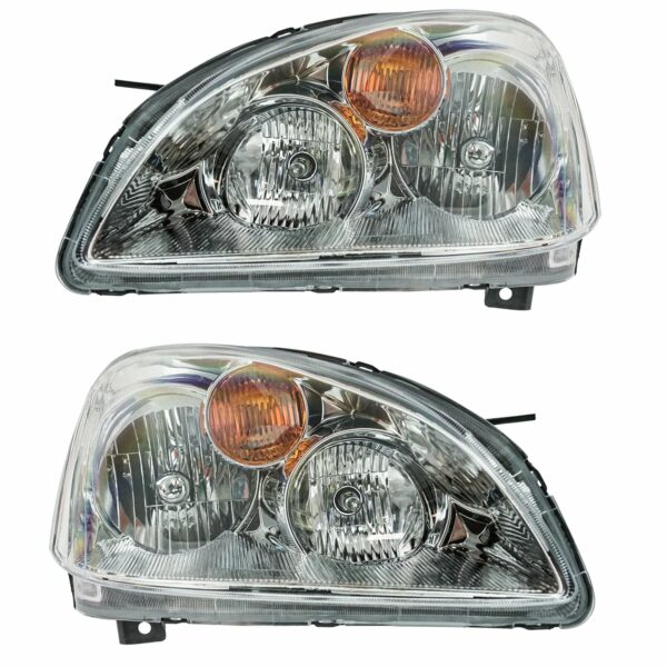 Headlights Headlamps Pair Set Left LH & Right RH for 02-04 Nissan Altima