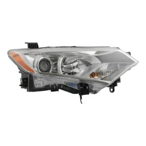 Headlight Lamp Assembly Right Passenger Side RH RH Halogen Compatible with Nissan Quest